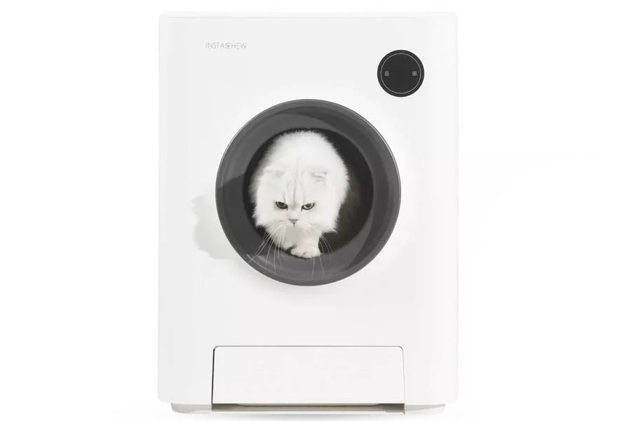 spinning cat litter box